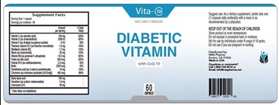 Image Description (Diabetic Vitamin Label)